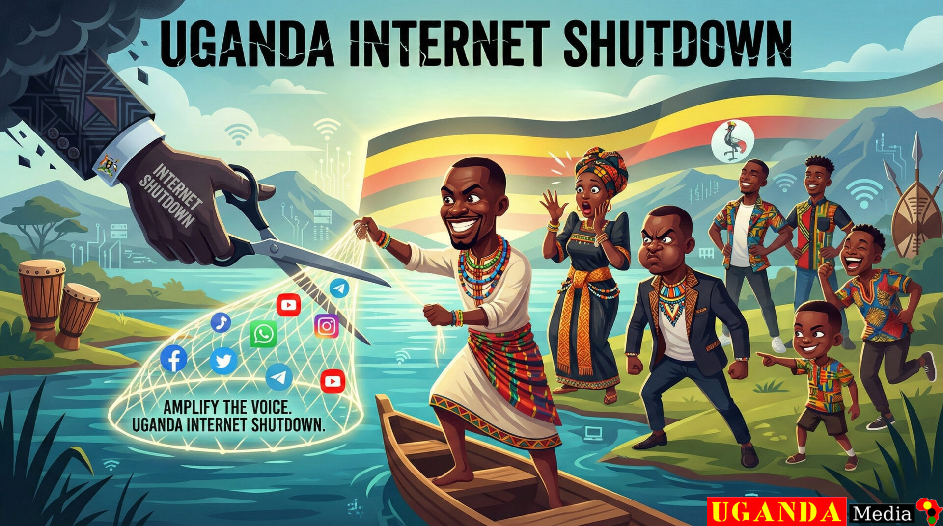 Uganda internet shutdown 2026 UCC directive