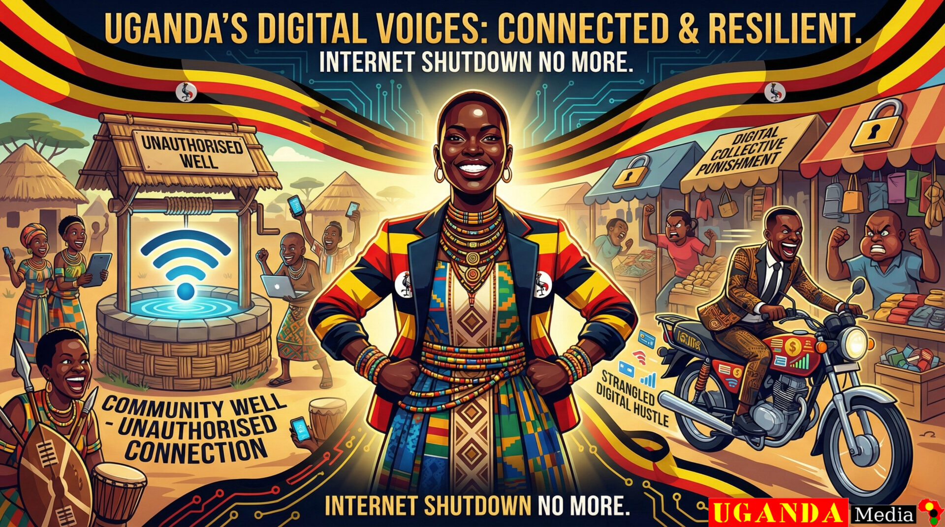 Uganda internet shutdown 2026 UCC directive